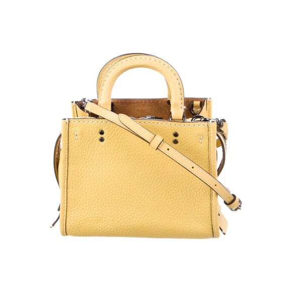 Coach 1941 Yellow Rogue 17 Bag mini size *sample - Picture 3 of 5